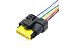 presa cablaggio auto Compatibile Con Citroen 6P Connettore Automatico Pedale Acceleratore Maschio Femmina Nero 211PL069S0049 211PC069S0049(Female)