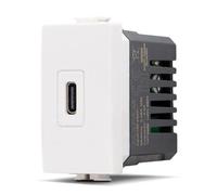 PRESA CARICABATTERIA USB C 5V 2,4A SERIE JOY COMPATIBILE MATIX MAPT3US-MAP536B MAPAM