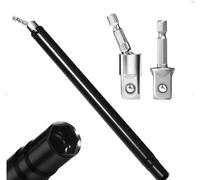 Presa cava con 360 girevole 1/2 "Impatti Adattatore driver cavo con gambo esagonale da 1/4" per filettatura a soffitto Set girevole