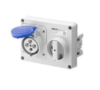 Presa Bl.Or.S.F.2P+T 16A 220V 6H Sbf ( GEWISS cod. GW66104 )