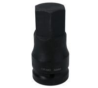 Presa chiave a brugola esagonale a impatto extra profondo 32 mm 3/4" a percus...