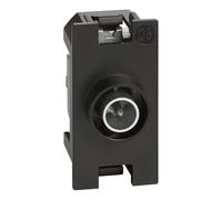 Presa Coassiale Passante 1 Modulo Bticino K4202P14 Living Now Nero