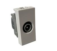 Presa TV coassiale passante Bticino MatixGO 1 modulo grigia JG4202P14