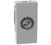 Presa TV coassiale passante terminale Bticino MatixGO 1 modulo grigia JG4202P10