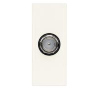 Presa coassiale tipo F bianco compatibile serie Linea tipo Vimar 30318.B