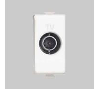 PRESA COASSIALE TV MASCHIO MATIX BTICINO Diretta Bianco