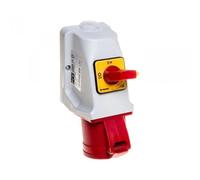 PRESA COMBINATA 32A 5P CON INTERRUTTORE 0-1 IP44 400V 925-6W