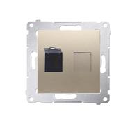 Kontakt-Simon D61.01/44 - Presa di corrente in oro, in plastica, IP20, 75 mm, 37 mm, 75 mm