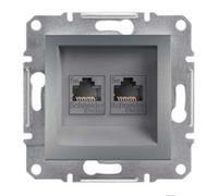 Presa computer 2x cat.5e UTP senza telaio Asfora EPH4400162