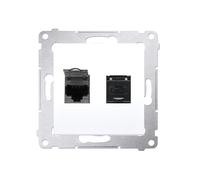 Kontakt-Simon D62.01/11 - Presa di corrente, in plastica, IP20, 75 mm, 37 mm, 75 mm