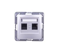 Presa computer doppia RJ45 cat.5e IMPRESSION GPK-2Y/K/m/18