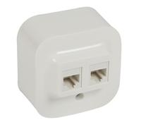 PRESA COMPUTER NT BIANCA 2X UAE 8 CAT.5E UTP FORIX 782428