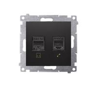 Presa computer RJ45 categoria 5e + Simon 54 D5T.01/49
