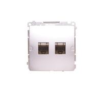 Presa computer RJ45, categoria 6 Simon Basic BM62E.01/43