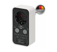 PRESA CON TIMER BRENNENSTUHL Timer digitale e porte, 230 V, Porte USB 2, Dispositivi elettronici compatibili