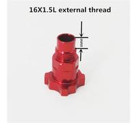 Presa Connettore Spray Rosso Adattatore Spray Aria Adattatore Tazza Spray for Spray Tazza Misurino Monouso(External 16x1.5L)