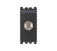 Presa coassiale tipo F femmina satellitare compatibile vimar arkè grigio 19318
