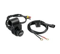 Presa corrente 12V standard per fissaggio a manubrio moto o tubo - 12V - 12A max