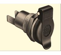 PRESA CORRENTE DIN UNIVERSALE DIAMETRO FORO 18.5mm 12/24v CON COPERCHIO MENBER'S