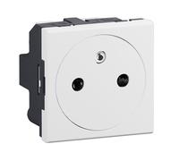 Presa corrente flat Bticino MatixGO franco/belga 2 moduli bianco JW4142AF