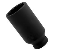 Presa da 30 mm, attacco 1/2, 30 mm a 12 punti, per smontare rapidamente i dadi dell'albero dell'asse, set professionale da 30 mm, set di chiavi a bussola a impatto profondo da 1/2 unità per strumenti