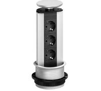 Presa da Cucina Evoline Port 3-fach Presa a Incasso a Scomparsa Ciabatta