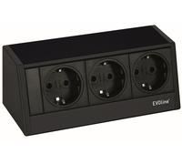 Presa da Cucina Evoline R-Dock 3-fach Presa Piano di Lavoro Cucina Scrivania