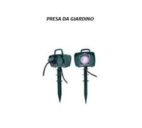 PRESA DA GIARDINO CON CAVO 3MT 2 PRESE 16A CON COPERTURA V-TAC VT-1112-3 8811