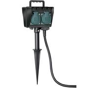 Brennenstuhl Presa multipla a 4 vie da giardino con puntale di terra IP44, 1,4m H07RN-F 3G1,5 Quantità:1