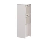 ledscom.de Presa di corrente da giardino POMI per esterni, IP44, a 2 vie, acciaio inox, angolare, 23 cm