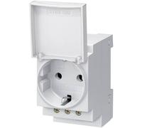 Presa da guida DIN con coperchio incernierato Siemens 5TE6801 Grigio 1 pz.