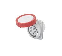 Presa fissa Gewiss da incasso 3P+N+T 16A IP67 rossa 380V GW62232H