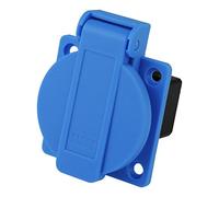 Presa da incasso 16A, sistema danese, 230 V, blu Attacco PCE 1030-0b PCE 7413