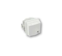 Presa da incasso 32A 5P 400V bianca IP44 DESIGN 895-6v