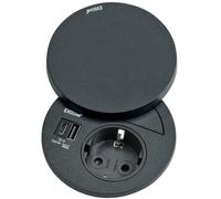 Presa Da Incasso Evoline Circle80 1 Posto Cucina Ufficio 1x USB A & C