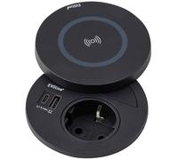 Presa Da Incasso Evoline Circle80 1 Posto Per Cucina Ufficio USB A & C