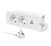Presa da incasso PD20 W USB C ricarica rapida a 2 scomparti presa da tavolo e a