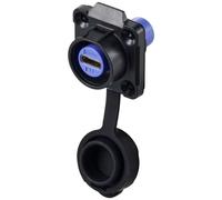 Presa da incasso USB tipo C ®, flangia a 4 fori TC-12770468 TRU COMPONENTS Contenuto: 1 pz.