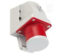 Presa da pannello 32A 4P 400V 6H IP44 524-6D