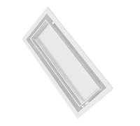 Presa da pavimento in metallo resistente da 10 x 25,4 cm, realizzata in acciaio spesso per una migliore durata, supporta 300 sovrani con un elegante piano moderno che migliora la familiarità con una