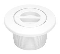 Presa d'Acqua per Piscina, 2 Pollici in ABS Bianco per Piscina Uscita di Ingresso dell'Acqua di Scarico Spa Sostituzione Dell'ugello del Getto per Piscine Sorgenti Termali