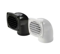Presa daria ABS con collare 90° mm 92 x 92 bianca - 1 PZ Osculati - 53.274.01