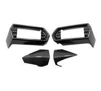 Presa D'aria Compatibile Con A3 8Y 2020 2021 2022 2023 4 Pezzi LHD Interni Auto In Fibra Di Carbonio Cruscotto Air Vent Presa Di Copertura Parti Per Le Modifiche