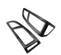 Presa D'aria Compatibile Con Ford Per Focus 3 MK3 2015 2016 2017 2018 LHD 2 Pezzi Car Interior Aria Condizionata Vent Uscita Pannello Di Copertura Trim Adesivo(Black)