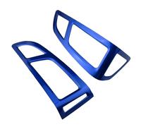 Presa D'aria Compatibile Con Ford Per Focus 3 MK3 2015 2016 2017 2018 LHD 2 Pezzi Car Interior Aria Condizionata Vent Uscita Pannello Di Copertura Trim Adesivo(Blue)