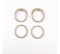 Presa D'aria Compatibile Con Toyota Per Tacoma 2016 2017 2018 2019 2020 Cruscotto Dell'auto Controllo Centrale Aria Condizionata Presa D'aria Anello Di Uscita Decorazione Copertura(Light gray)