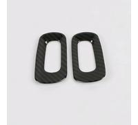 Presa D'aria Compatibile Con Volvo Per XC40 2019 2020 Copri Bocchette Aria Condizionata Lato Anteriore Interno Auto Decorazione Adesivo Presa AC(Carbon fiber)