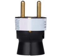 Presa d'aria da 16 A 250 V, colore nero, ideale per collegamenti elettrici sicuri in installazioni esterne.