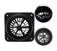 Presa d'aria da 75 mm per riscaldatore diesel, in plastica nera, con fascia rimovibile per Propex e cinese per riscaldatori diesel