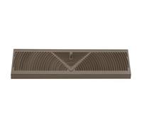 Presa d'aria da pavimento da 45,7 cm, forte distribuzione dell'aria a 180 gradi, facile da pulire, copertura rimovibile, design silenzioso, per uso domestico, rumore senza pavimento in acciaio con